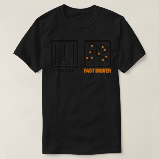 Schnellfahrer für schnelle Fahrzeuge T-Shirt (Design vorne)