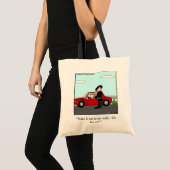Schnellfahrkarte/Spaß Tote Tasche (Vorderseite (Produkt))