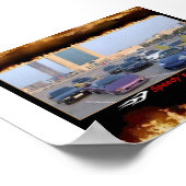 Schnellfahrzeuge Poster (Ecke)