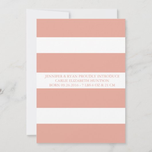 SCHNELLFLÜSSE | GEBURTSANKÜNDIGUNG ANKÜNDIGUNG (Rückseite)