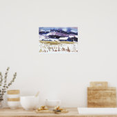 Schnellfrost-Gemälde / Künstler Larry Lerew Poster (Küche)