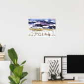 Schnellfrost-Gemälde / Künstler Larry Lerew Poster (Heimbüro)