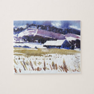 Schnellfrost-Gemälde / Künstler Larry Lerew Puzzle