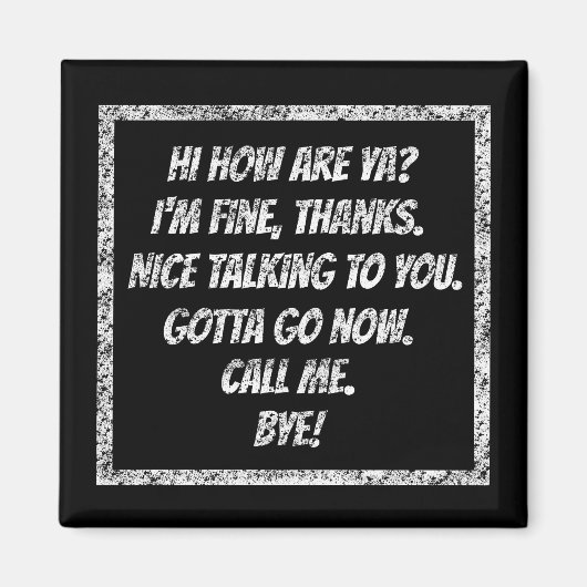 Schnellgrüße Magnet (Vorne)