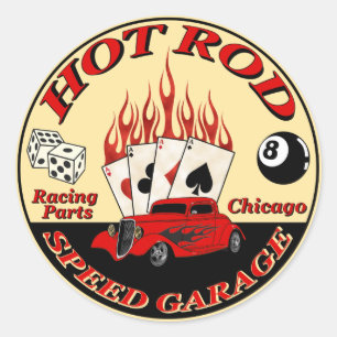 Schnellheftaufkleber Runder Aufkleber