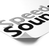 Schnelligkeit Poster (Ecke)