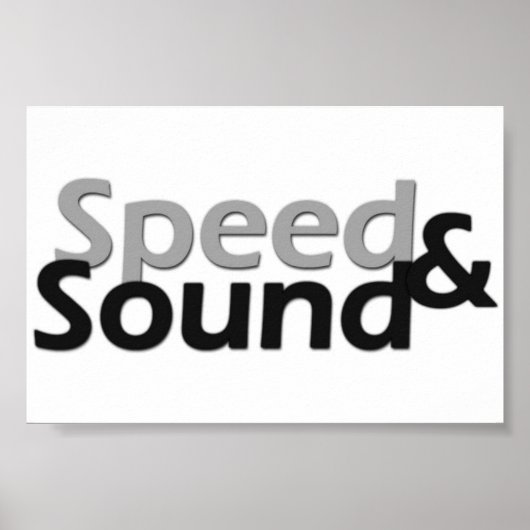 Schnelligkeit Poster (Vorne)