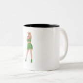 Schnelligkeit Zweifarbige Tasse (VorderseiteRechts)