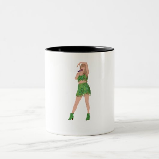 Schnelligkeit Zweifarbige Tasse (Mittel)