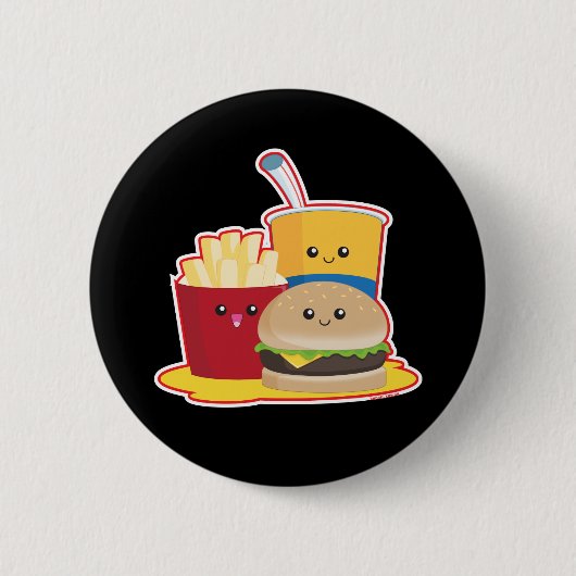 Schnellimbiß Button (Vorderseite)