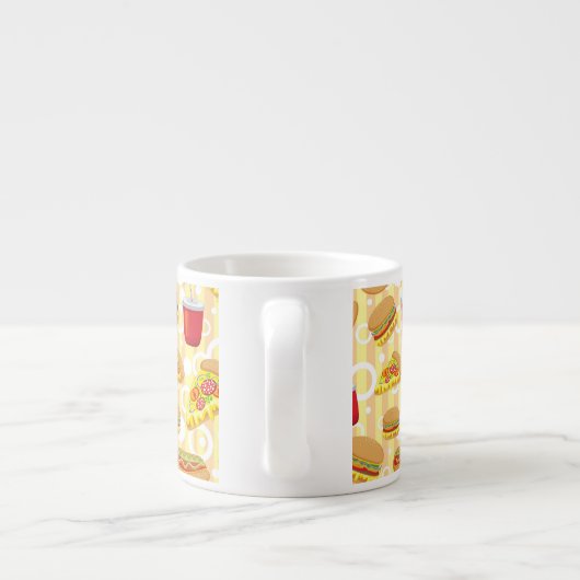 Schnellimbiß Espressotasse (Rückseite)