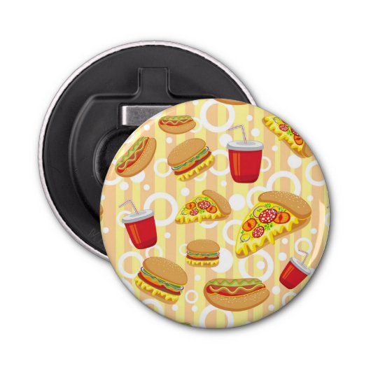 Schnellimbiß Flaschenöffner (Vorderseite)