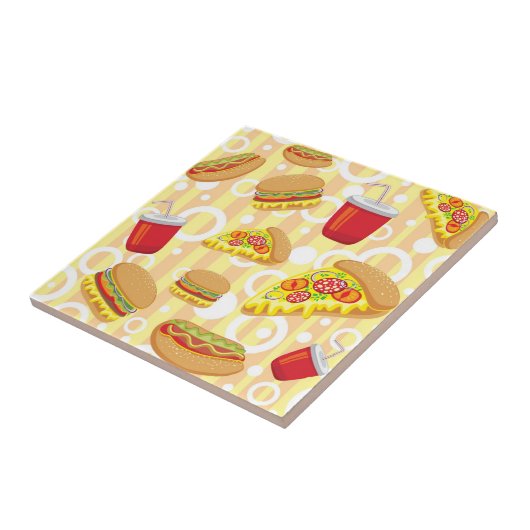 Schnellimbiß Fliese (Seite)