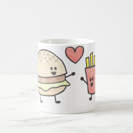 Schnellimbiss-Freunde Kaffeetasse (Mittel)