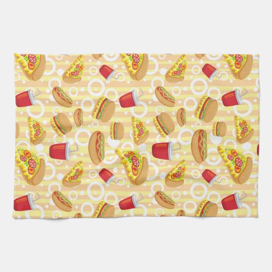 Schnellimbiß Geschirrtuch (Horizontal)