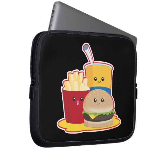 Schnellimbiß Laptopschutzhülle (Vorne Rechts)