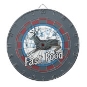 Schnellimbiss-Maultierhirsch Dartscheibe (vorne)