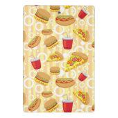 Schnellimbiß Mini Klemmbrett (Rückseite)