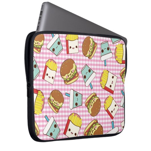 Schnellimbiß Minis Laptopschutzhülle (Vorne Rechts)