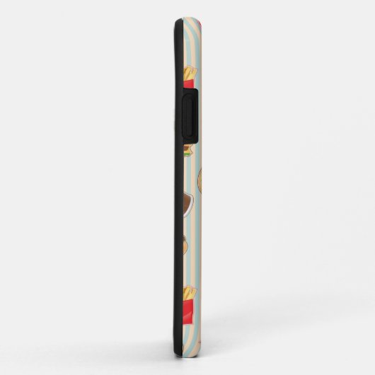 Schnellimbiss-Muster 2 Case-Mate iPhone Hülle (Hinten/Rechts)