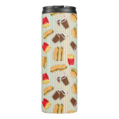 Schnellimbiss-Muster 2 Thermosbecher (Rückseite)