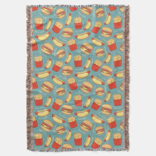 Schnellimbiss-Muster 3 Decke (Vorderseite Vertikal)