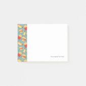 Schnellimbiss-Muster 3 Post-it Klebezettel (Vorderseite)