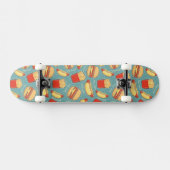 Schnellimbiss-Muster 3 Skateboard (Horizontal)
