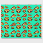 Schnellimbiss-Packpapier Geschenkpapier (Flach)