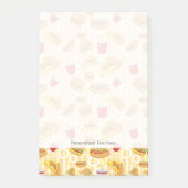 Schnellimbiß Post-it Klebezettel (Vorderseite)