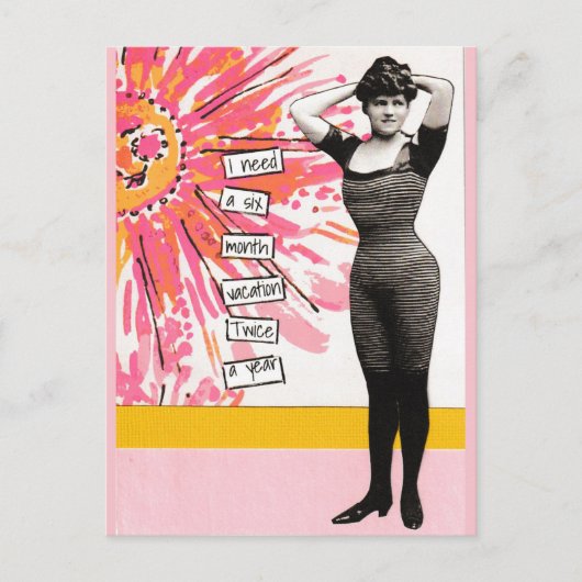 Schnellimbiss Postkarte sechs Monate (Vorderseite)