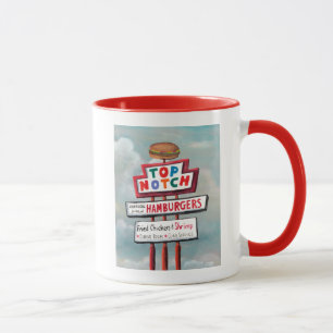 Schnellimbiss-Schild Tasse