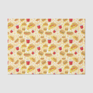 Schnellimbiß Seidenpapier