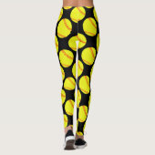 Schnellimbiss Softplayer Niedliche Farbsportarten Leggings (Rückseite)