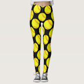 Schnellimbiss Softplayer Niedliche Farbsportarten Leggings (Vorderseite)