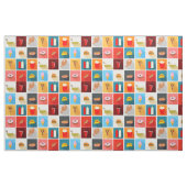 Schnellimbiß Stoff (Fat Quarter (45,7 x 55,9 cm))