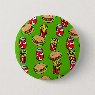Schnellimbiss-Tapete Button