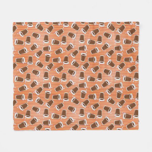 Schnellimbißmuster 2 fleecedecke (Vorderseite (Horizontal))