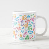 Schnellimbißmuster 2 Jumbo-Tasse (Rechts)