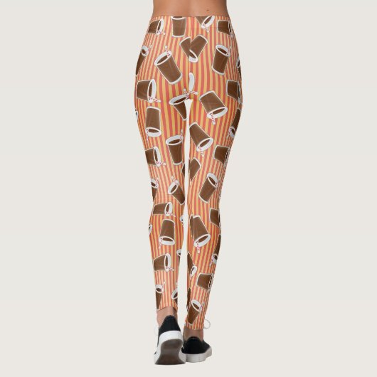 Schnellimbißmuster 2 leggings (Rückseite)