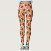 Schnellimbißmuster 2 leggings (Vorderseite)