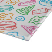 Schnellimbißmuster 2 schneidebrett (Ecke)