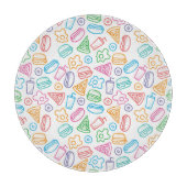 Schnellimbißmuster 2 schneidebrett (Vorderseite)