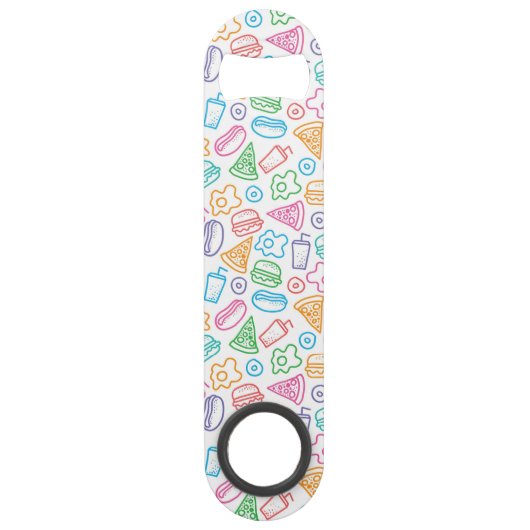 Schnellimbißmuster 2 speedflaschenöffner (Rückseite)