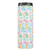 Schnellimbißmuster 2 thermosbecher (Rückseite)