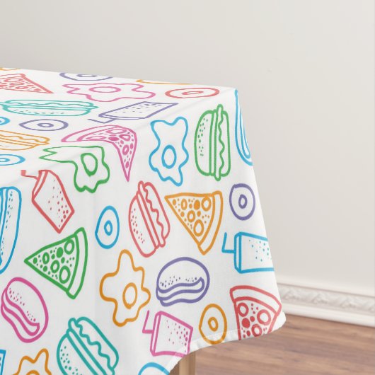 Schnellimbißmuster 2 tischdecke (Beispiel)