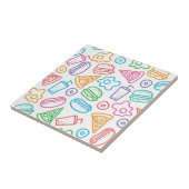 Schnellimbißmuster Fliese (Seite)