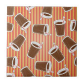 Schnellimbißmuster Fliese (Vorderseite)