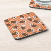 Schnellimbißmuster Getränkeuntersetzer (Linke Seite)