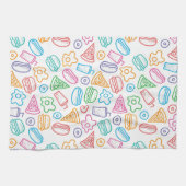 Schnellimbißmuster Handtuch (Horizontal)